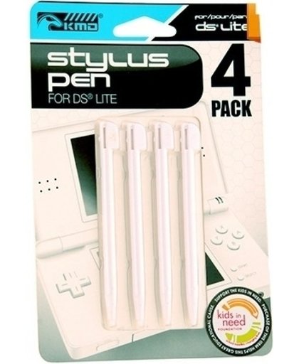 NDS Lite Stylus Pen 4-pack White (KMD)