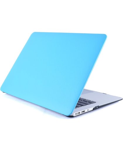Macbook Case voor MacBook Air 11 inch - Laptoptas - PU Hard case - Licht Blauw