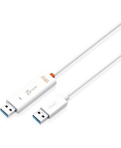 j5 create JUC500 USB-kabel 1,5 m USB A Mannelijk Wit