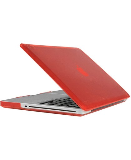 Enkay Hard Crystal beschermings hoesje voor Macbook Pro 15.4 inch (rood)