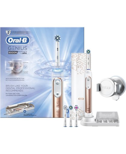 Oral-B Genius 9000N Rosegold - Elektrische Tandenborstel