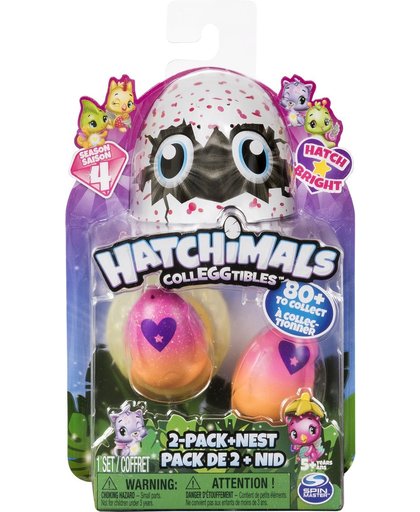 Hatchimals CollEGGtibles 2 Pack met nest - Seizoen 4