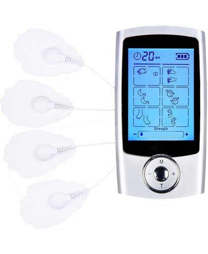 Handheld TENS Meridiaan Massage Apparaat - EMS Therapie - Elektrische Spier Stimulator 16 modus