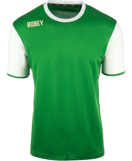 Robey Shirt Icon - Voetbalshirt - Green/White Sleeve - Maat XXL