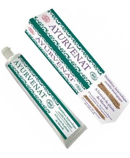 Yogi & Yogini naturals Ayurvedische tandpasta met miswak BIO (75 ml)