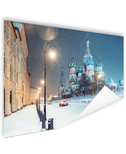 FotoCadeau.nl - Winter in Moskou foto afdruk Poster 180x120 cm - Foto print op Poster (wanddecoratie)