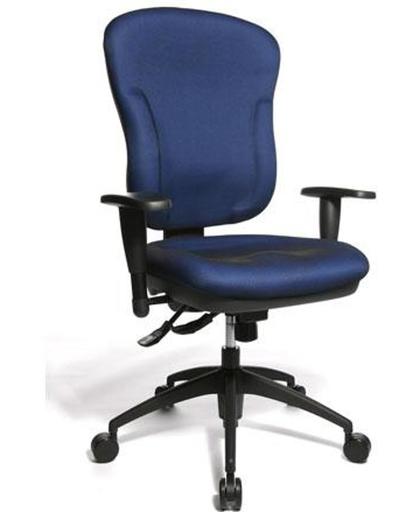 TOPSTAR bureaustoelen Bureaustoelen Wellpoint blauw met arm