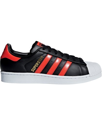 adidas Superstar Sneakers Sneakers - Maat 42 - Unisex - zwart/rood/wit