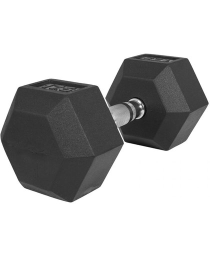 Dumbell 17,5 kg (1 x 17,5 kg) Hexagon Rubber