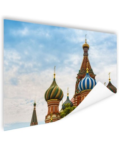 FotoCadeau.nl - Koepels Basiliuskathedraal Moskou Poster 60x40 cm - Foto print op Poster (wanddecoratie)