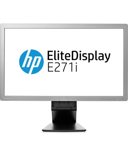 HP EliteDisplay E271i 27" Full HD LED Zilver computer monitor