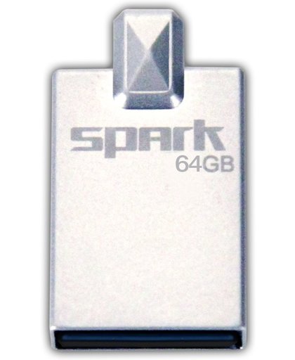 Patriot Memory 64GB Spark USB 3.0 64GB USB 3.0 (3.1 Gen 1) USB-Type-A-aansluiting Zilver USB flash drive