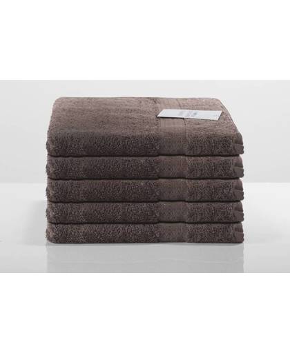 Nightlife Fresh Sneldrogende handdoeken 5-pak 50x100cm - Katoen - Bruin