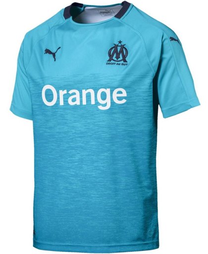 PUMA Olympique de Marseille THIRD Shirt Replica Wedstrijdshirt Heren - Nrgy Turquoise-Peacoat
