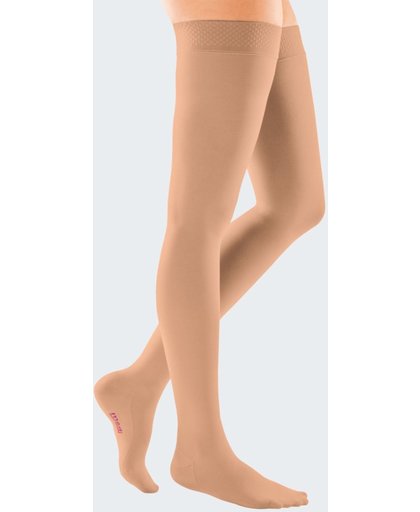 Mediven comfort CCL 2 AG bronze teenstuk gesloten zachtnoppen5cm wijd Size 5 Length normaal