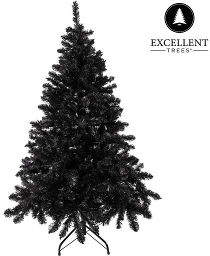 Zwarte kerstboom Excellent Trees® Stavanger Black 120 cm - Luxe uitvoering