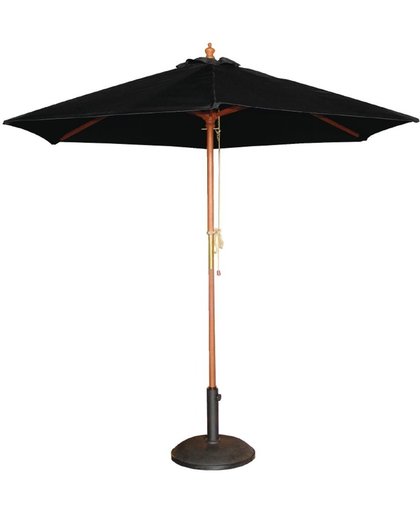 HorecaTraders parasol zwart 2,5M