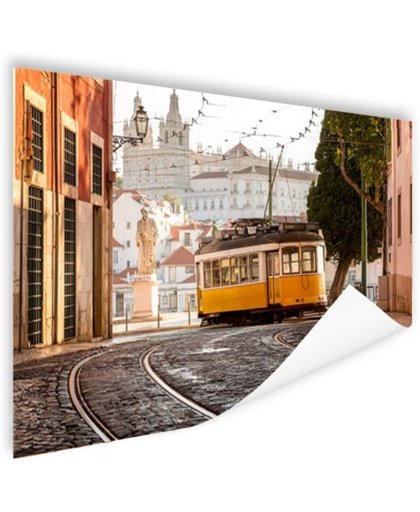 FotoCadeau.nl - Tram in Lissabon Poster 60x40 cm - Foto print op Poster (wanddecoratie)