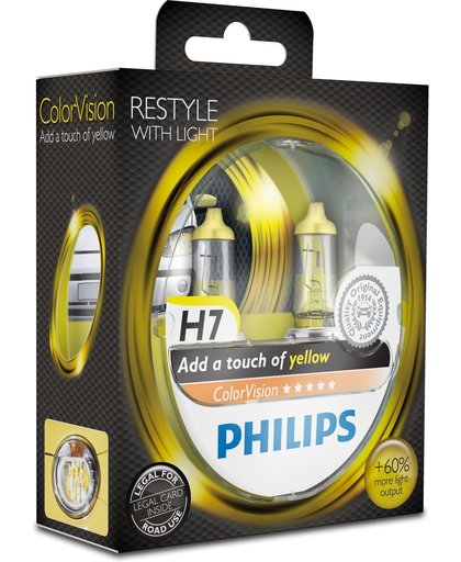 Philips ColorVision Gele autolamp 12972CVPYS2