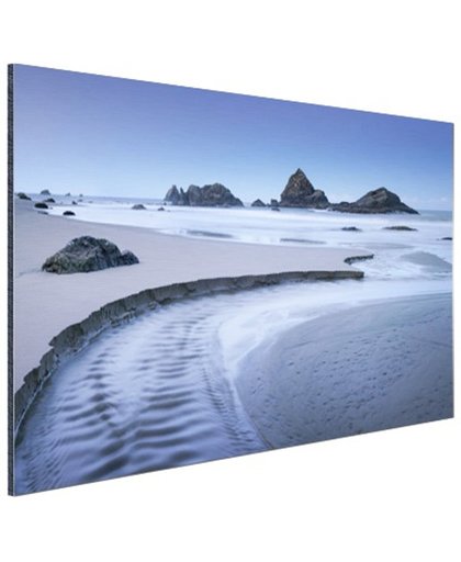 FotoCadeau.nl - Harris strand Oregon foto Aluminium 60x40 cm - Foto print op Aluminium (metaal wanddecoratie)