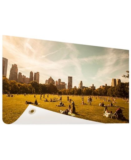 FotoCadeau.nl - Central Park zonnig Tuinposter 120x80 cm - Foto op Tuinposter (tuin decoratie)