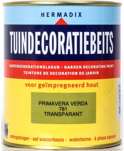 Hermadix Tuindecoratiebeits Transparant 781 Prima Verda - 0.75 l
