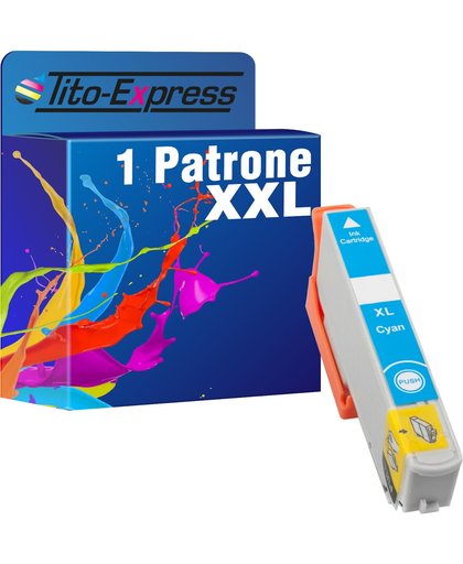 Tito-Express PlatinumSerie PlatinumSerie® 1 inktpatroon XL Compatibel voorEpson 33XL TE3362 Cyan Epson Expression Premium: XP-530 / XP-630 / XP-630 Series / XP-635 / XP-830
