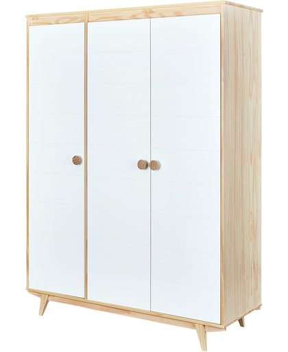 3 deurs kledingkast Wilna 4.1 in massief hout