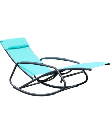 LECO exclusive schommelstoel turquoise