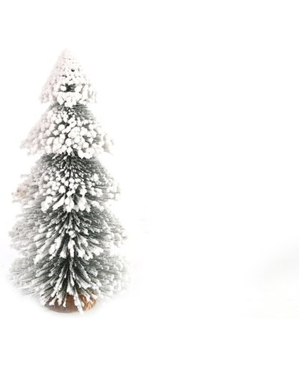 Countryfield Kerstboom 13x28cm wit Kerstartikelen