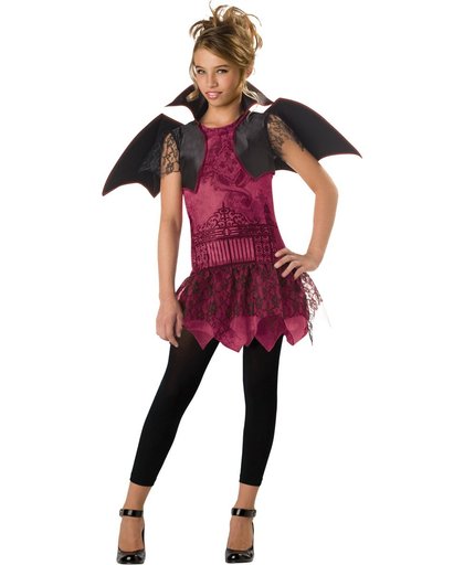 Vleermuis kostuum voor meisjes - Premium - Verkleedkleding - 128-140