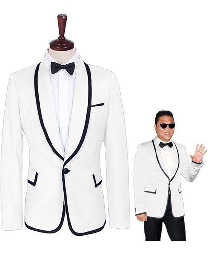 Gangnam Style Kostuum | Psy Gangnam Style Jas Mr. Style Wit | Man | Medium / Large | Carnaval kostuum | Verkleedkleding