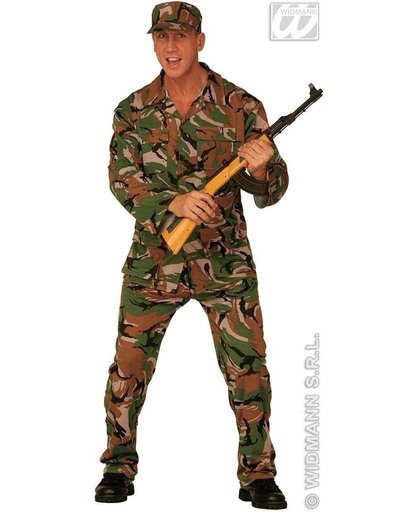 Leger & Oorlog Kostuum | American G.i. Joe XL Kostuum Man | Small | Carnaval kostuum | Verkleedkleding