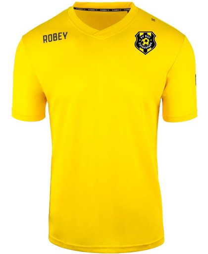Robey Score SS - Voetbalshirt - Kinderen - Geel - Maat 164