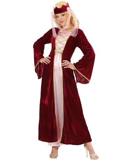 Middeleeuwen & Renaissance Kostuum | Middeleeuwse Koningin Rose-Marie | Vrouw | Large | Carnaval kostuum | Verkleedkleding