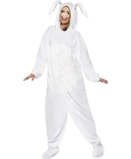 Wit Konijnenpak | Bunny kostuum heren maat L (54/56)