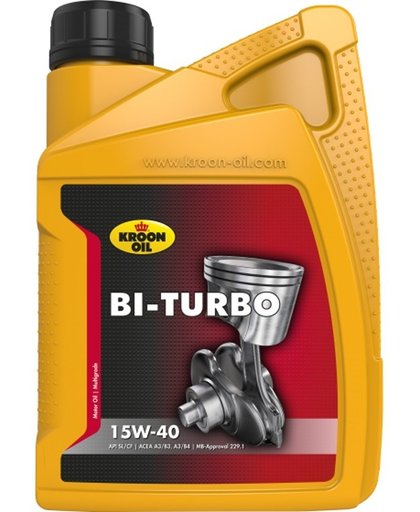 Kroon Oil Motorolie Mineraal Bi-turbo 15w-40 1 Liter