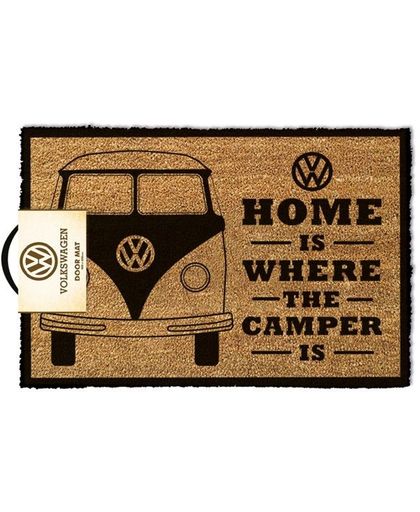 Volkswagen Home Is Where The Camper Is - Deurmat