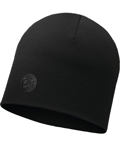 BUFF® Heavyweight Merino Wool Hat Solid Black - Muts