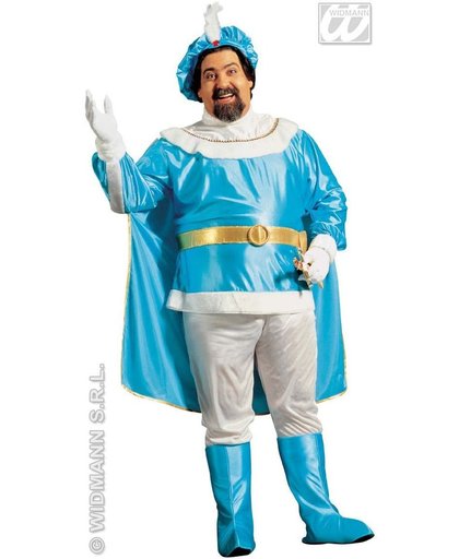 Koning Prins & Adel Kostuum | Bourgondische Blauwe Prins Kostuum Man | Small | Carnaval kostuum | Verkleedkleding