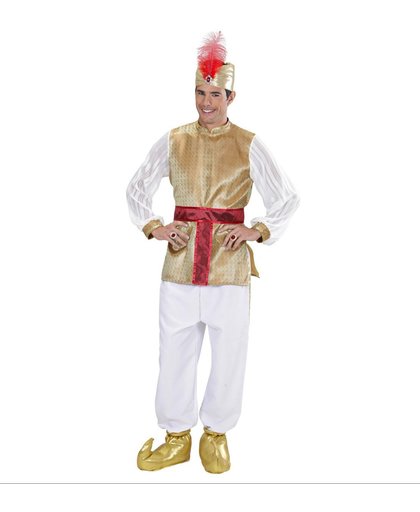 1001 Nacht & Arabisch & Midden-Oosten Kostuum | Rijke Sultan | Man | Medium | Carnaval kostuum | Verkleedkleding