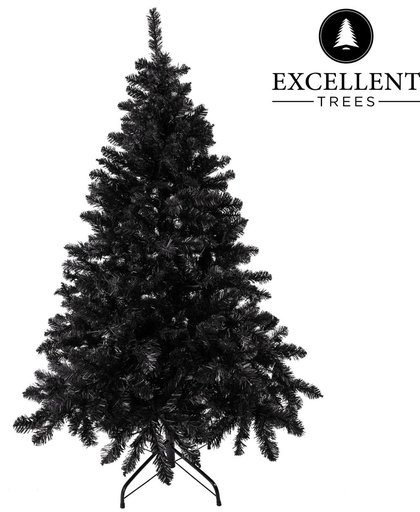 Zwarte kerstboom Excellent Trees Stavanger Black 180 cm - Luxe uitvoering
