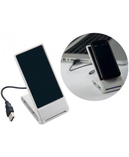 USB hub met houder voor je mobiel