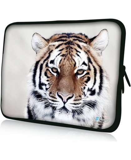 Sleevy 15,6" laptophoes prachtige tijger design
