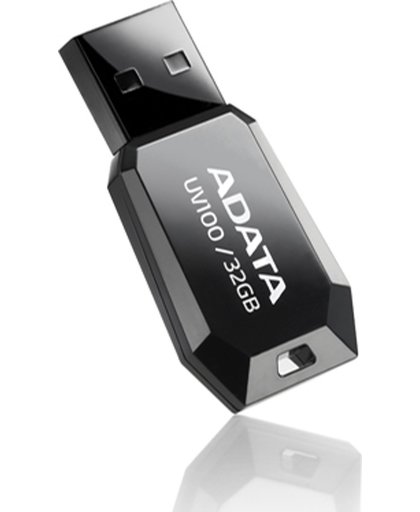 ADATA DashDrive UV100 - USB-stick - 32GB Zwart