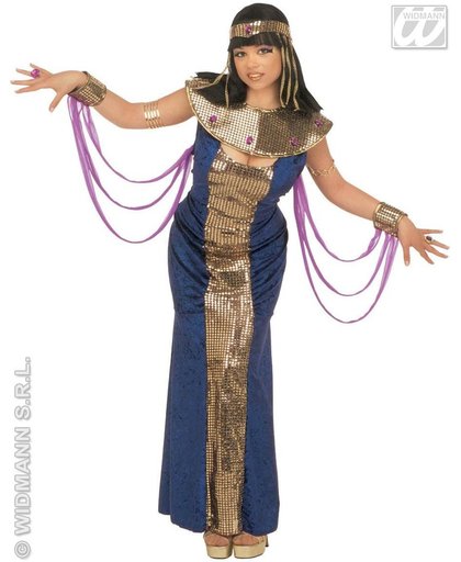 Egypte Kostuum | Mystieke Cleopatra, Fluweel Kostuum Vrouw | Medium | Carnaval kostuum | Verkleedkleding