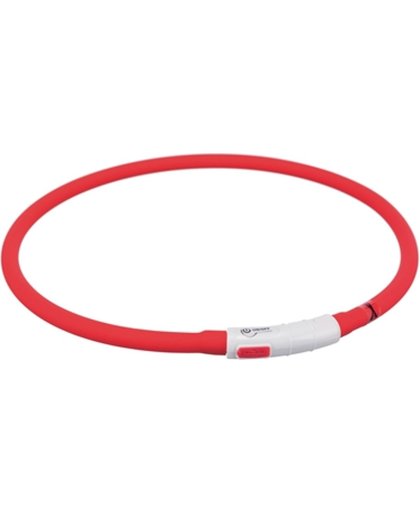 USB flash lichtgevende halsband rood