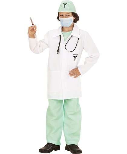 Dokter & Tandarts Kostuum | Dr Kiddo Dokter Kind | Jongen | Maat 158 | Carnaval kostuum | Verkleedkleding