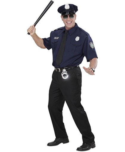 Politie & Detective Kostuum | New York Politie American Cop | Man | XL | Carnaval kostuum | Verkleedkleding