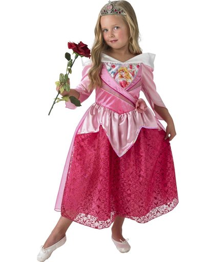 Disney Prinsessenjurk Doornroosje Shimmer - Kostuum Kind - Maat 122-128